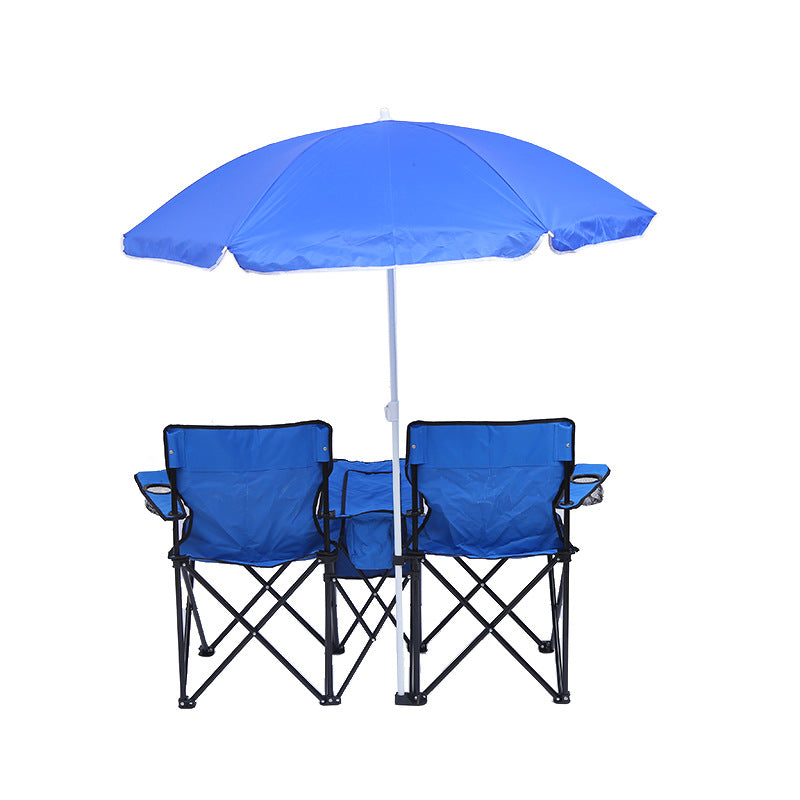 Relax Together: Double Camping Chairs, Foldable for Easy Transport