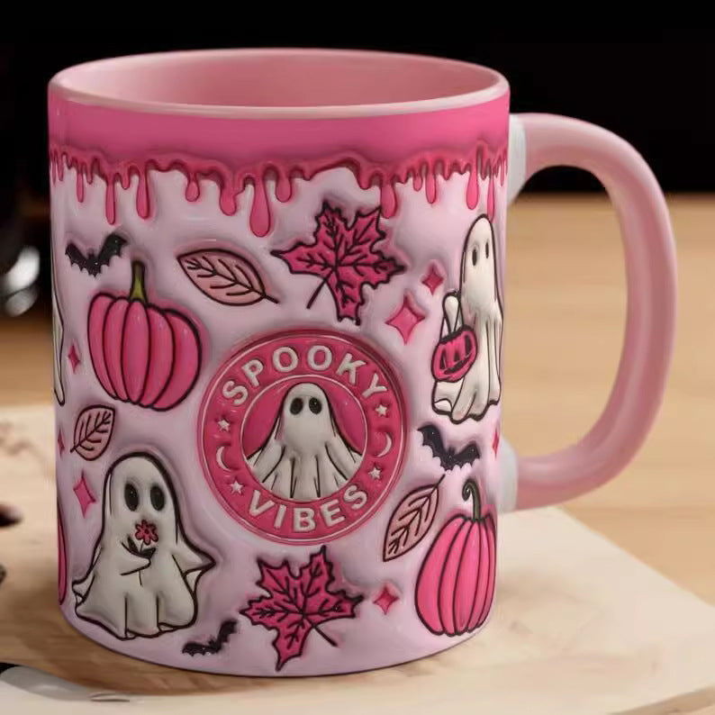 Halloween Pumpkin Ceramic Coffee Mug