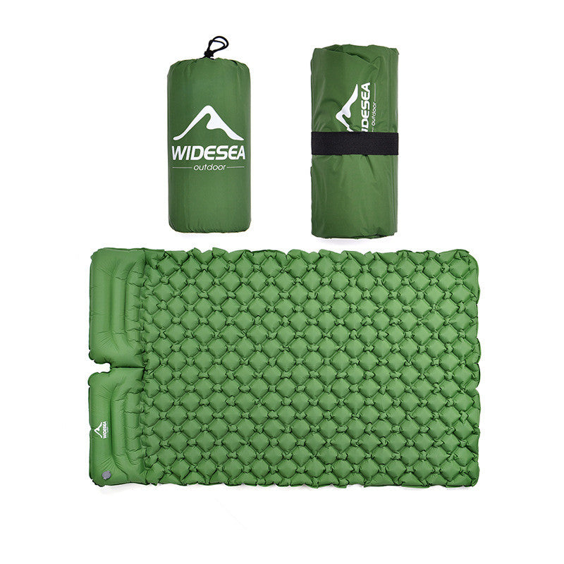 Quick-Inflate Double Camping Mat: Double Comfort, Ultra-Portable for Festivals