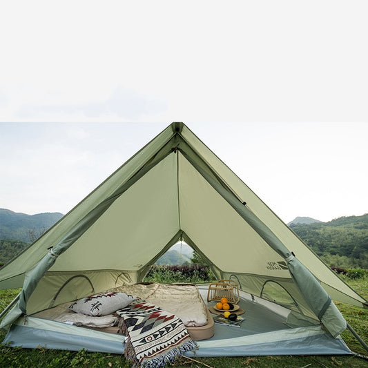 Kampimi i Festivalit në stilin: Tenda e madhe, luksoze prej pambuku