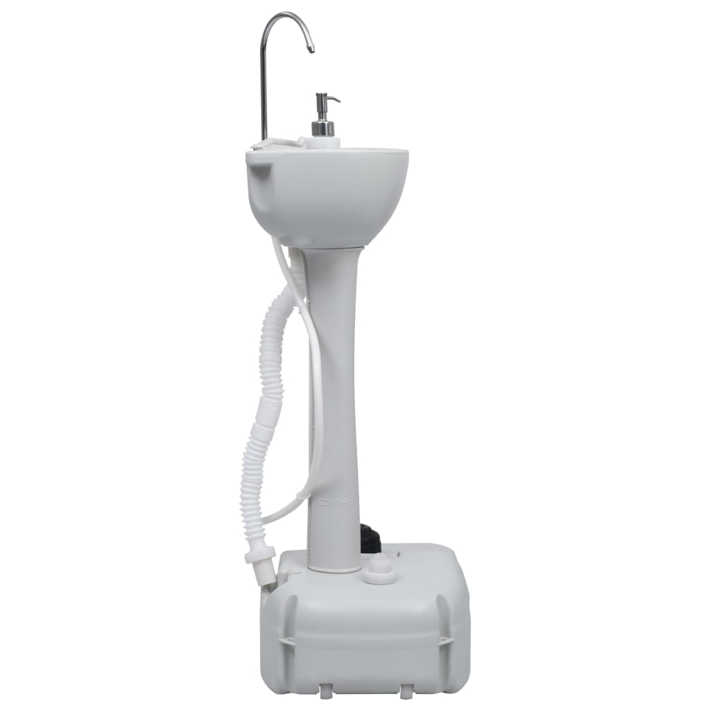 vidaXL Portable Camping Handwash Stand Grey 20 L