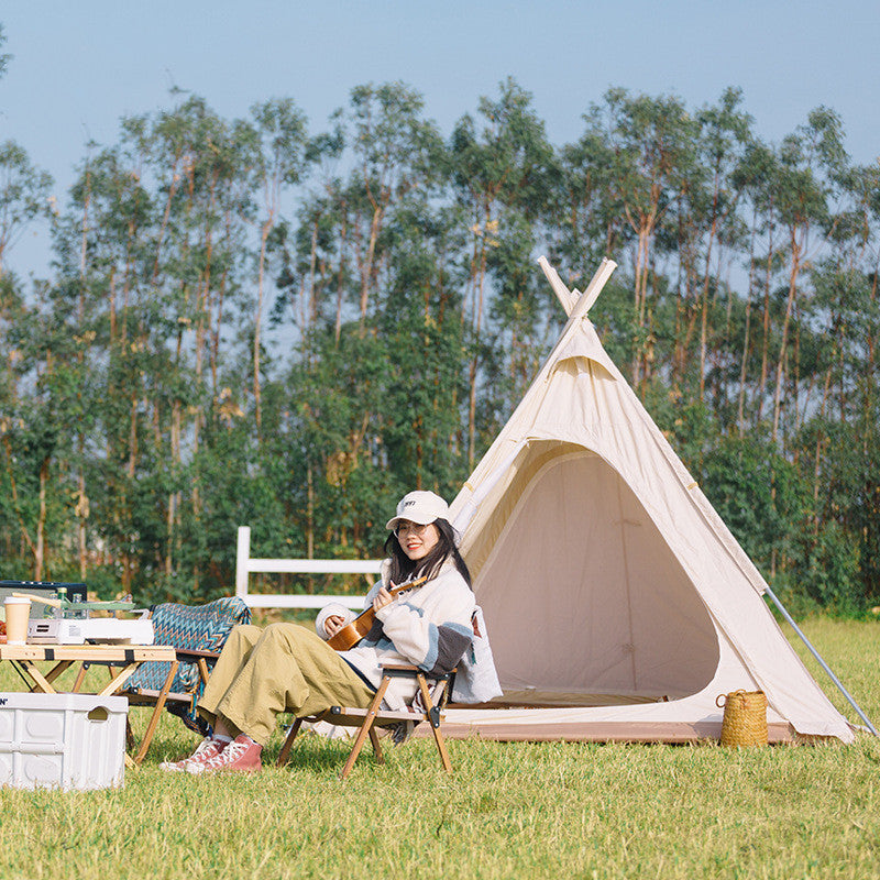 Votre oasis de camping du festival : tente à baldaquin pyramidale Glamping