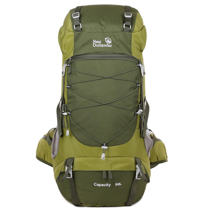 Adventure-Ready Backpack: 50L Mountaineering Bag, Durable, for Festivals & Hiking