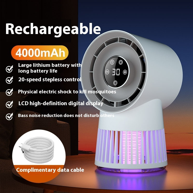 Summer Sanctuary: 2-in-1 Mosquito Repellent Fan & Air Cooler