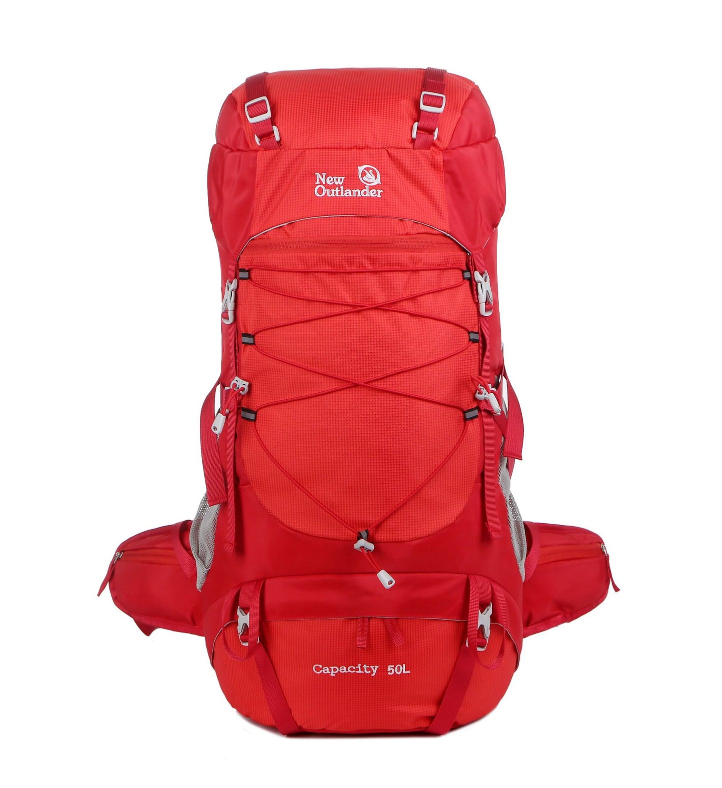 Adventure-Ready Backpack: 50L Mountaineering Bag, Durable, for Festivals & Hiking