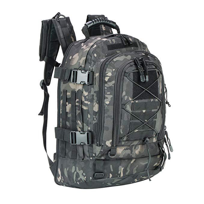 Multifunctional Outdoor Backpack: Tactical Design, Large Capacity, Hiking & Festivals