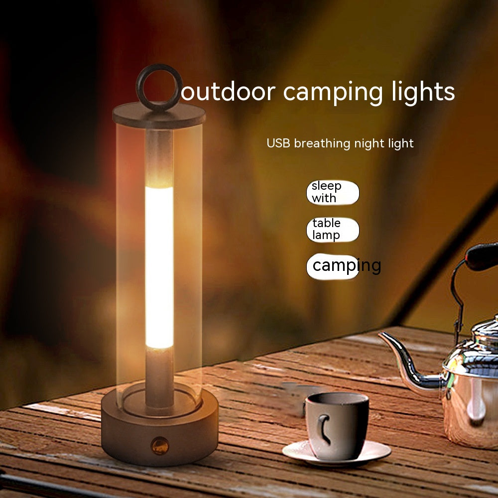 Rechargeable Camping Lantern: Simple Design, Hanging Option, for Festivals