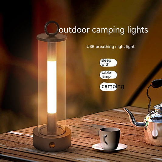 Rechargeable Camping Lantern: Simple Design, Hanging Option, for Festivals