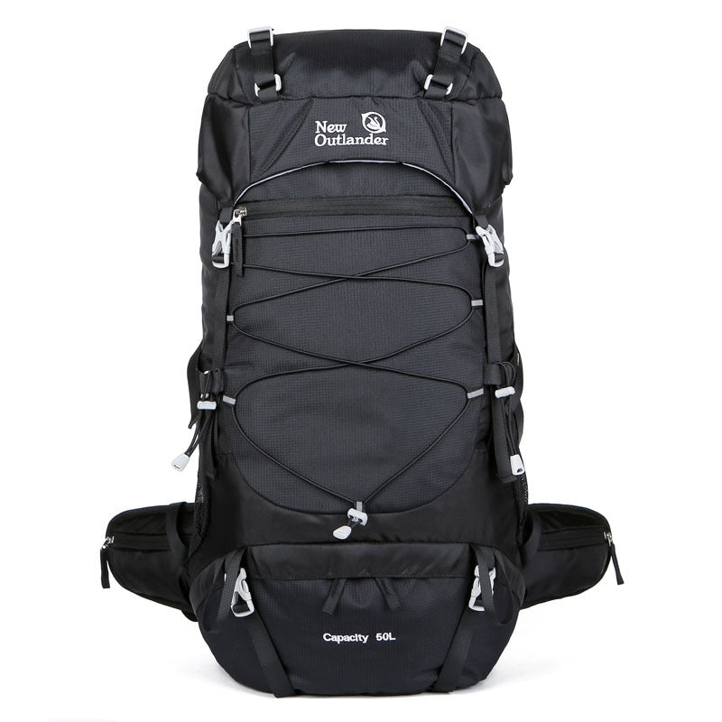 Adventure-Ready Backpack: 50L Mountaineering Bag, Durable, for Festivals & Hiking