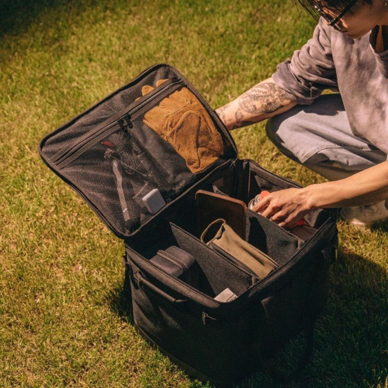 Organisateur de camping : sac étanche et polyvalent