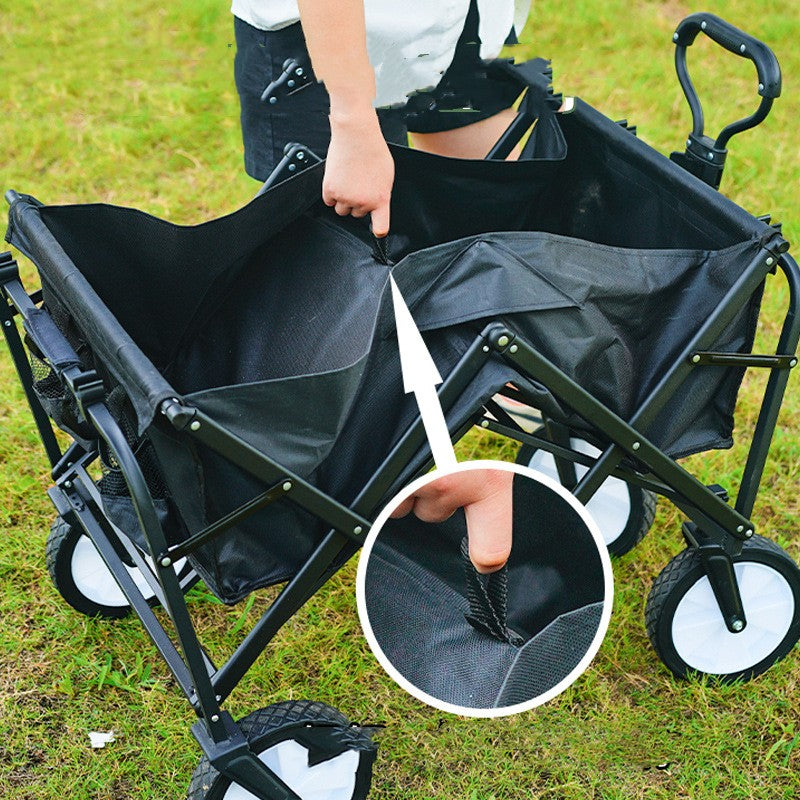 Easy Festival Gear Transport: Collapsible Camping Trolley