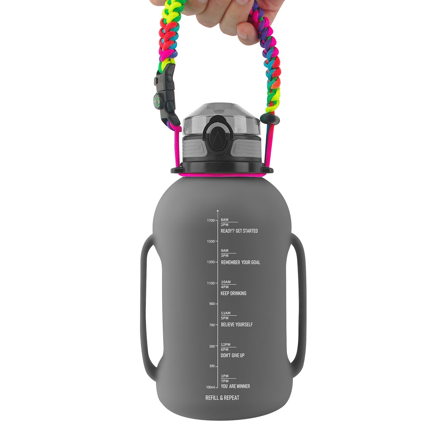 Large Capacity, Collapsible Water Bottle: Perfect for Festivals & Adventures