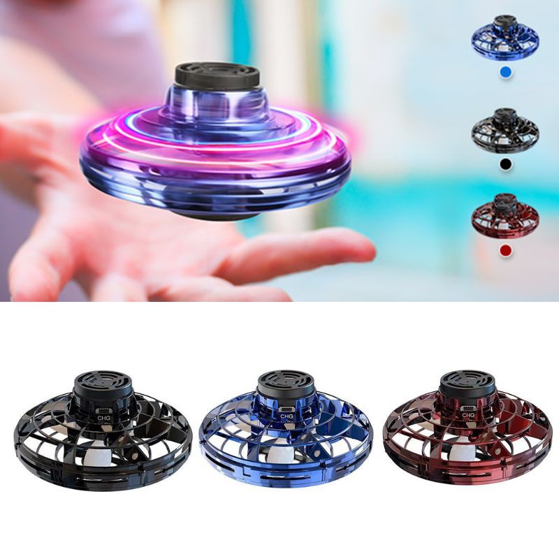 Mini Fingertip Gyro: The LED UFO Drone That's Fun to Fly & Soothes Stress