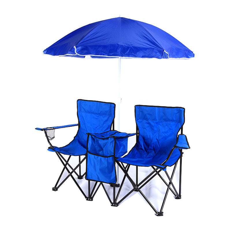 Relax Together: Double Camping Chairs, Foldable for Easy Transport