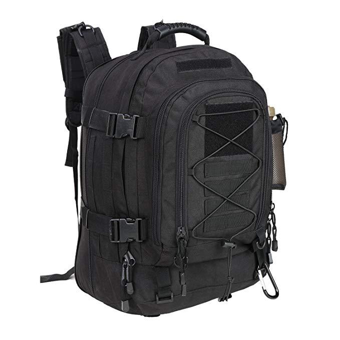 Multifunctional Outdoor Backpack: Tactical Design, Large Capacity, Hiking & Festivals