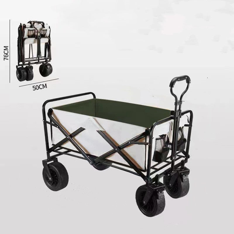 Easy Festival Gear Transport: Collapsible Camping Trolley