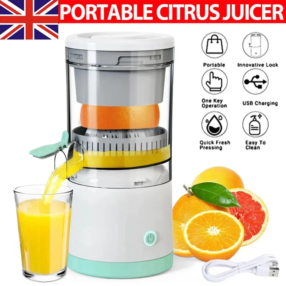 Portable Electric Fruit Juicer with USB-C Charging