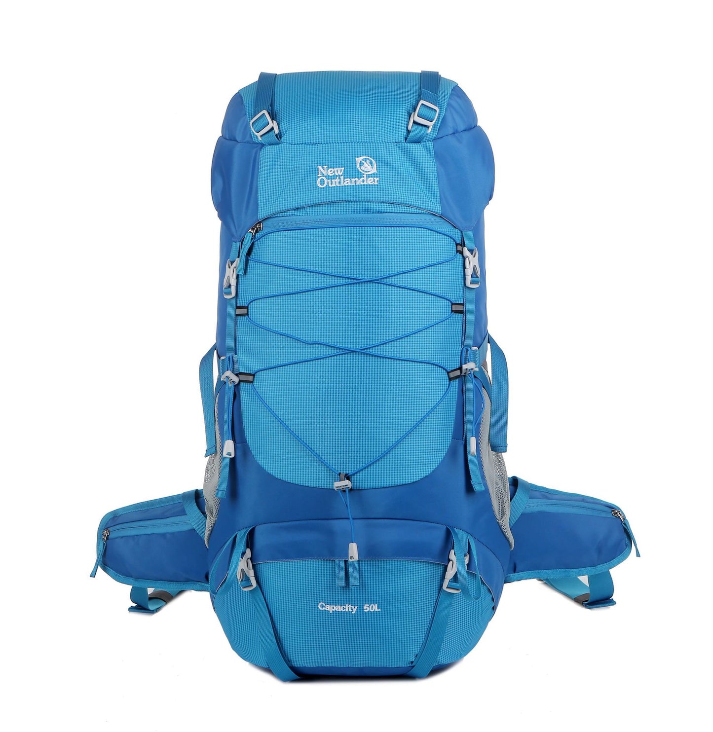 Adventure-Ready Backpack: 50L Mountaineering Bag, Durable, for Festivals & Hiking