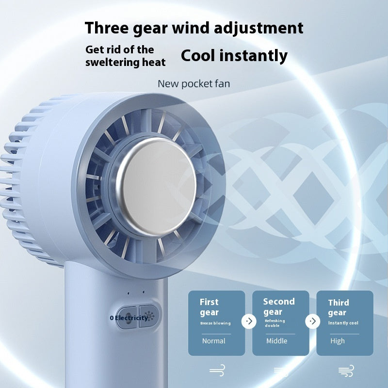 Stay Cool Anywhere: 2024 Turbo Jet Mini Fan - Ice Cold, Powerful, Portable