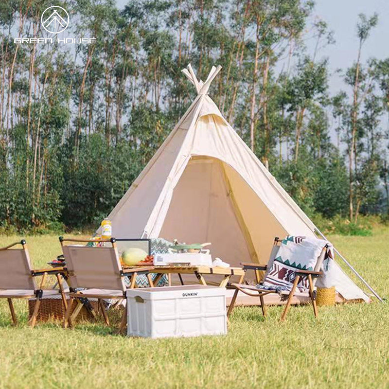 Votre oasis de camping du festival : tente à baldaquin pyramidale Glamping