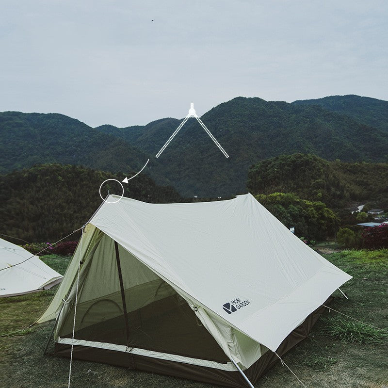 Kampimi i Festivalit në stilin: Tenda e madhe, luksoze prej pambuku